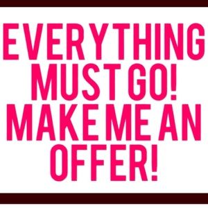 😍EVERYTHING MUST GO😍